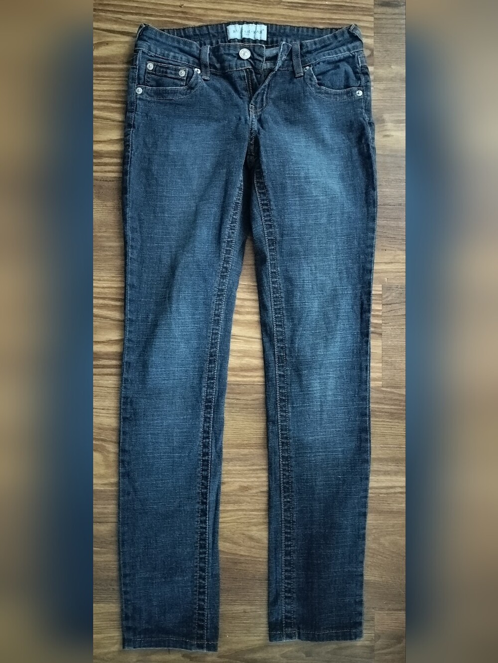 Bui Yah Kah Juniors Size 5 Skinny Jeans- Dark Blue Y2K